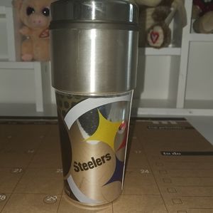 NFL Pittsburgh Steelers 18oz Travel Steel Tumbler